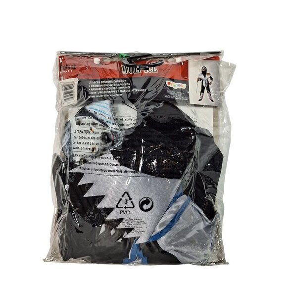 Disguise Ice Wolf Halloween Costume Disguise Boys Size Medium 7-8 Complete - Picture 2 of 2